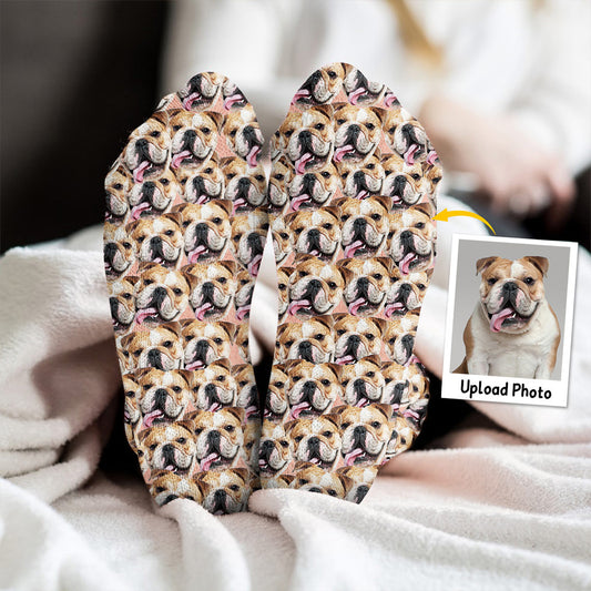 Individuell bedruckte Hundesocken – Personalisierbar