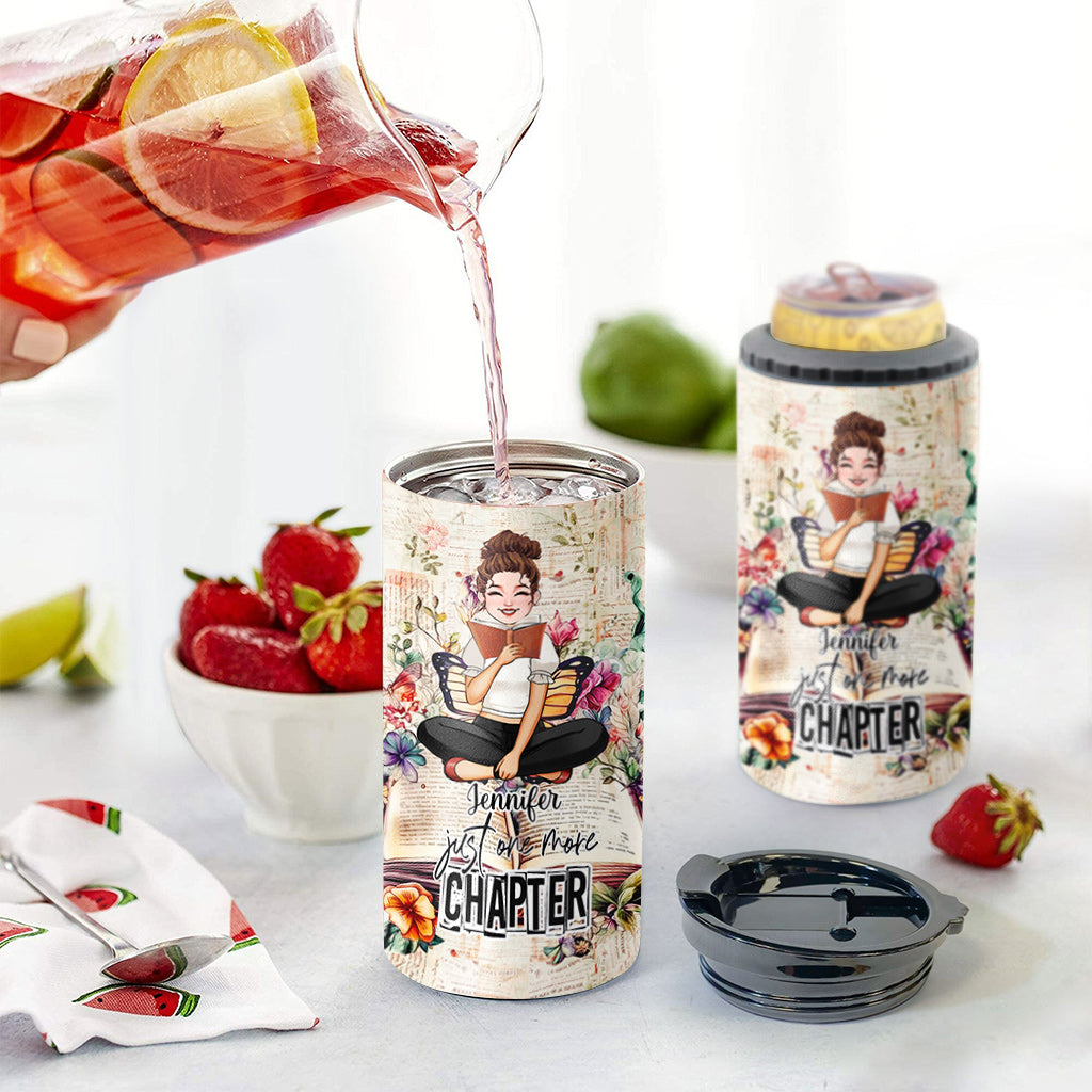 Just One More Chapter - Personalized Book Can Cooler