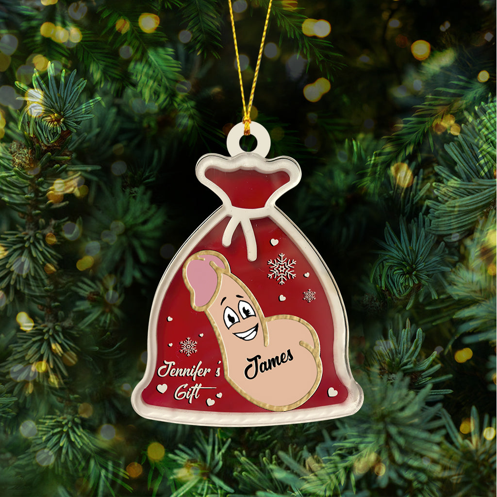 Weihnachtssack – Personalisierter Paarschmuck