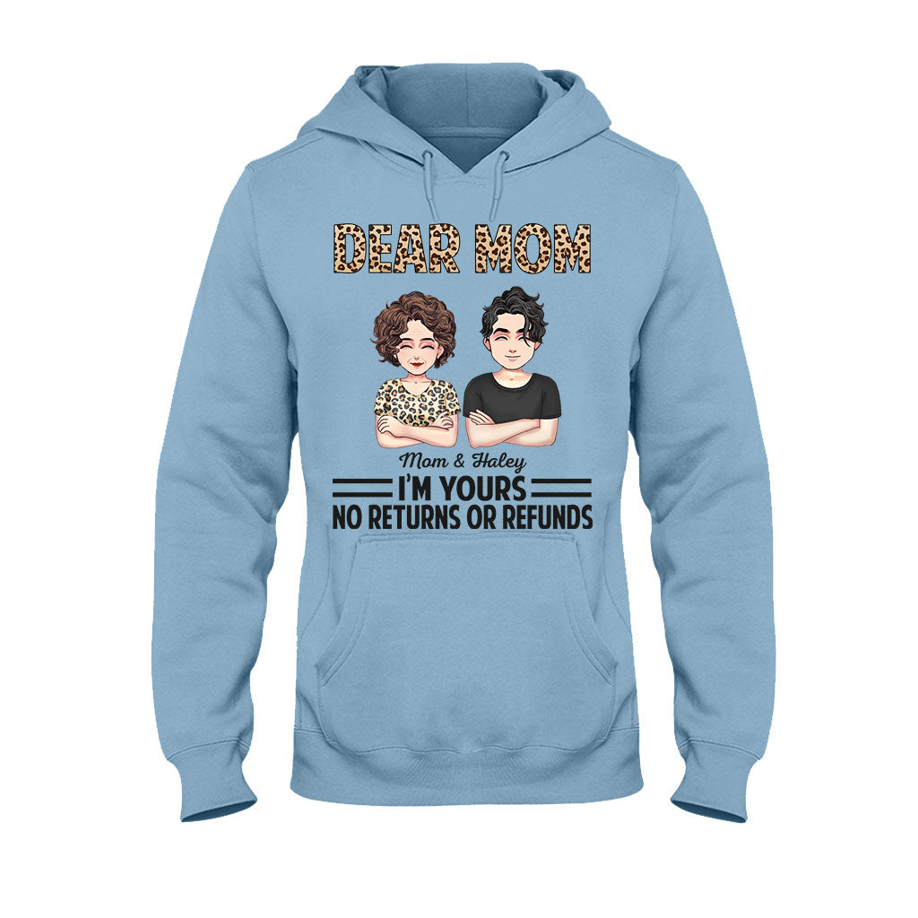 Liebe Mama, lieber Papa, ich gehöre zu euch – Geschenk für Mama und Papa – personalisiertes T-Shirt und Hoodie