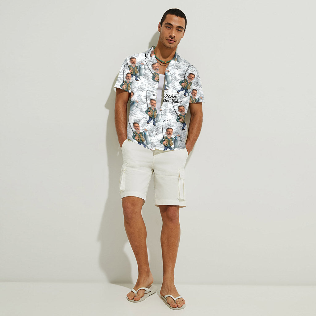 Master Baiter – Personalisiertes Angel-Hawaiihemd