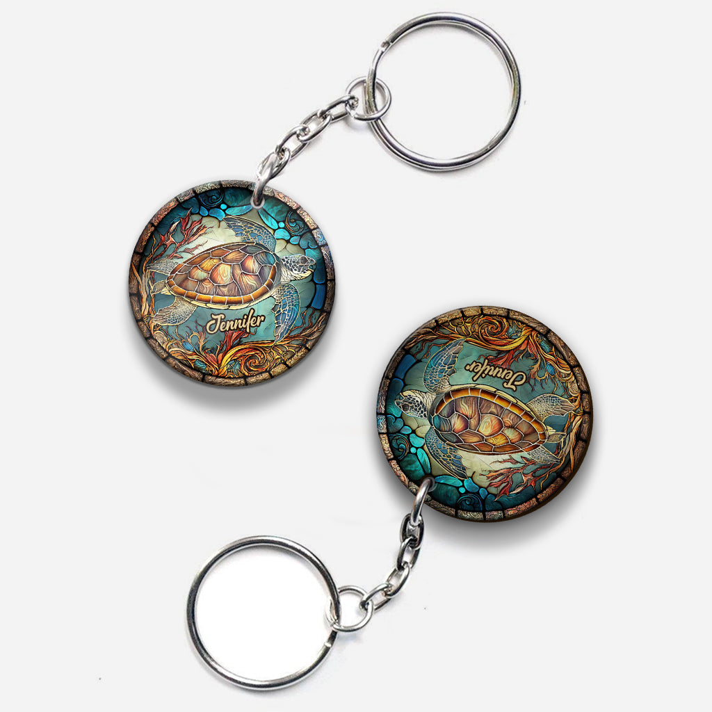 Love Turtles - Personalized Turtle Keychain