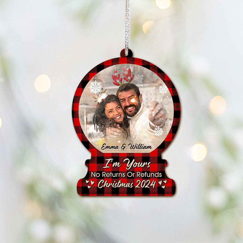 Ich gehöre dir – Keine Rückgabe oder Rückerstattung – Personalisierter Paarschmuck