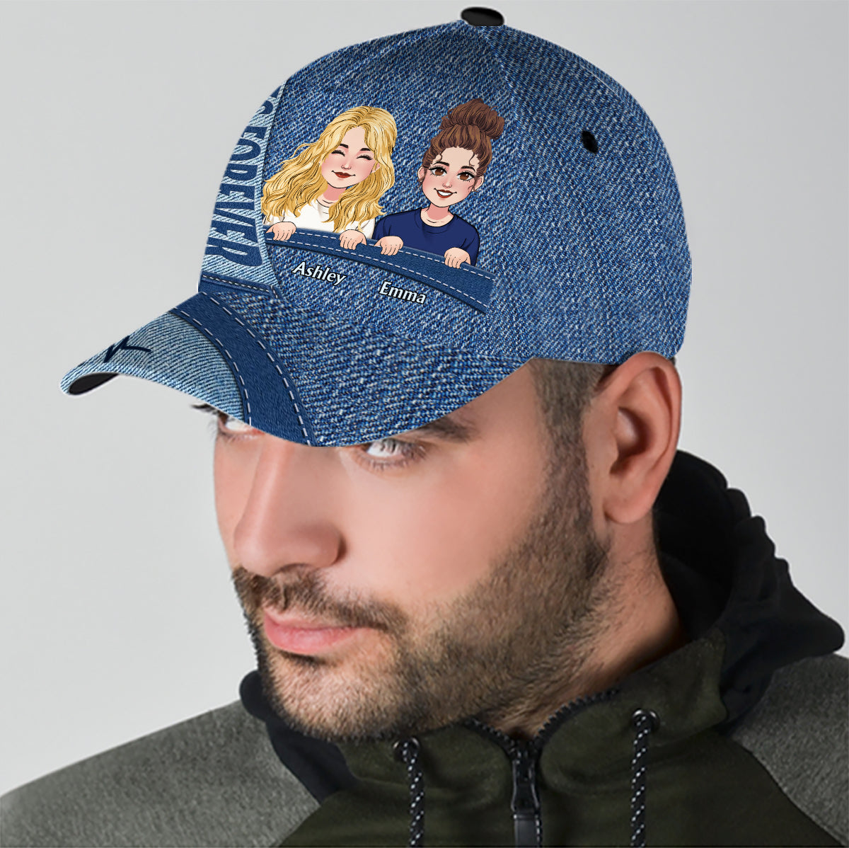 Für immer beste Freundinnen – Personalisierte Bestie Classic Cap