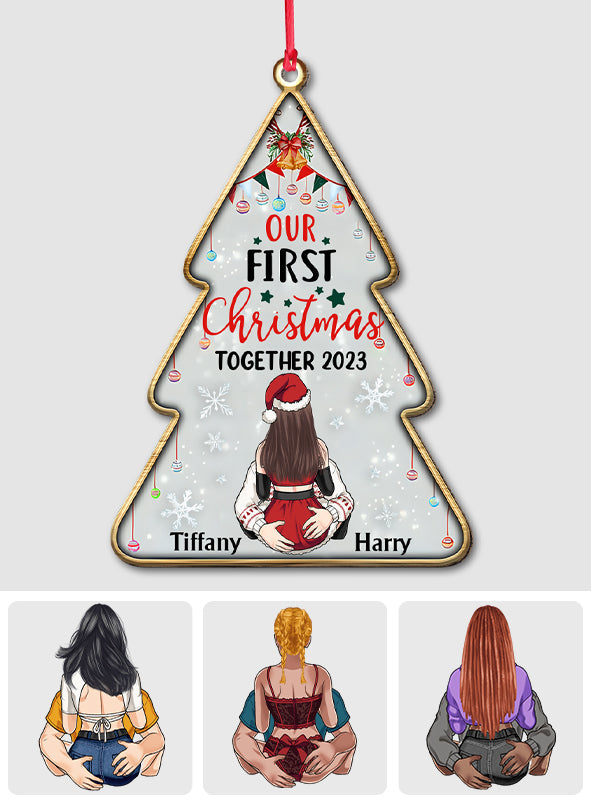 Unser erstes gemeinsames Weihnachtsfest – Geschenk für Ehemann, Ehefrau, Freund, Freundin – Personalisierter Weihnachtsschmuck