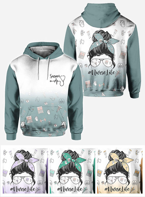 Nurse Jacket - Personalized Nurse All Over Shirt