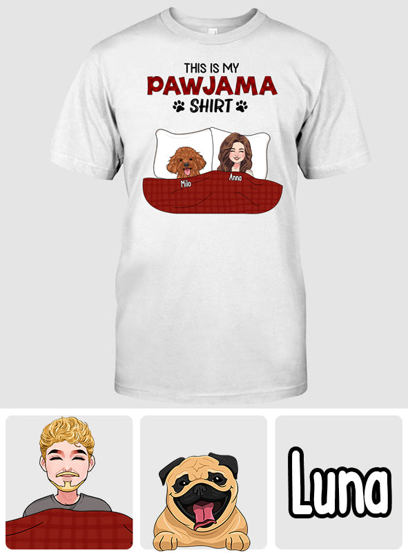 Mein Pawjama-Shirt – Personalisiertes Hunde-T-Shirt und Hoodie