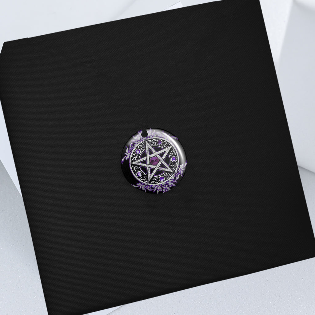 Hexe bitte! Hexen-Wanduhr - Runde Hexen-Anhänger-Halskette