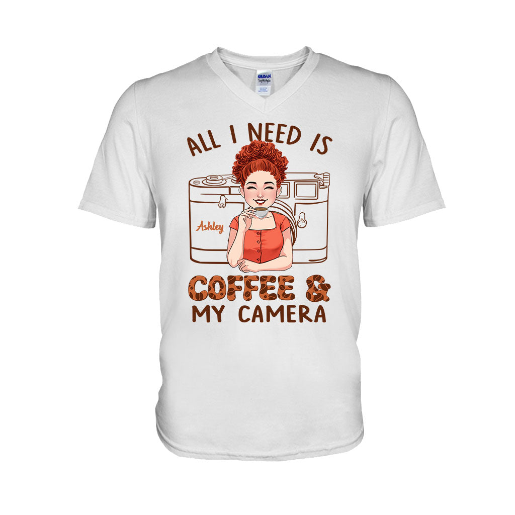 Alles, was ich brauche – personalisiertes Fotografie-T-Shirt und Hoodie
