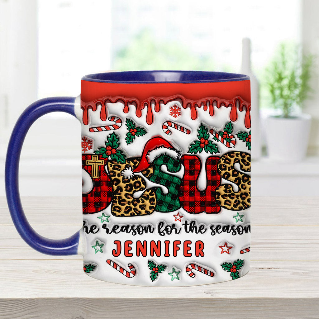 Der Sinn der Jahreszeit - Personalisierte Tasse mit christlichem Akzent