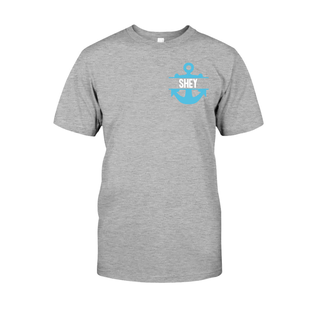 Ich liebe es, wenn wir zusammen auf Kreuzfahrt gehen – personalisiertes Kreuzfahrt-T-Shirt und Hoodie