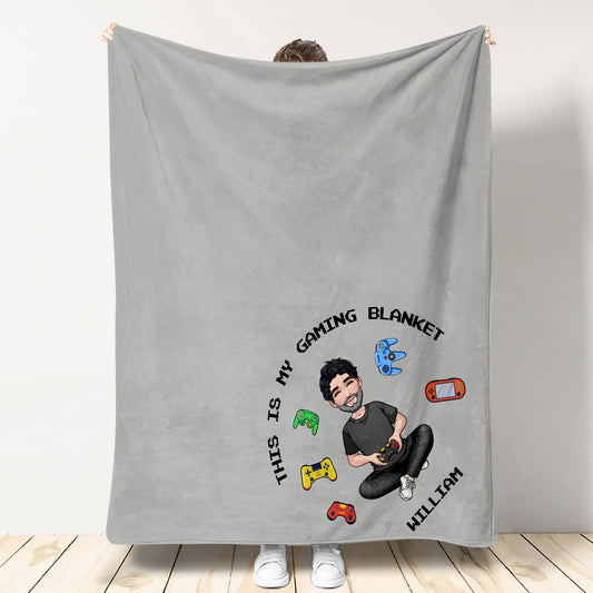 This Is My Gaming Blanket - Personalized Video Game Blanket