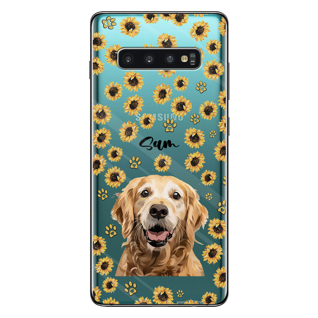 You Are My Sunshine - Personalized Dog Clear Phone Case