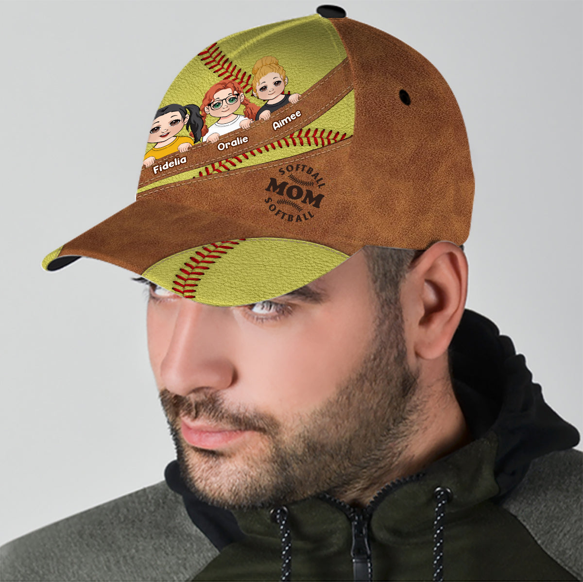 Softball Mom - Personalized Softball Classic Cap