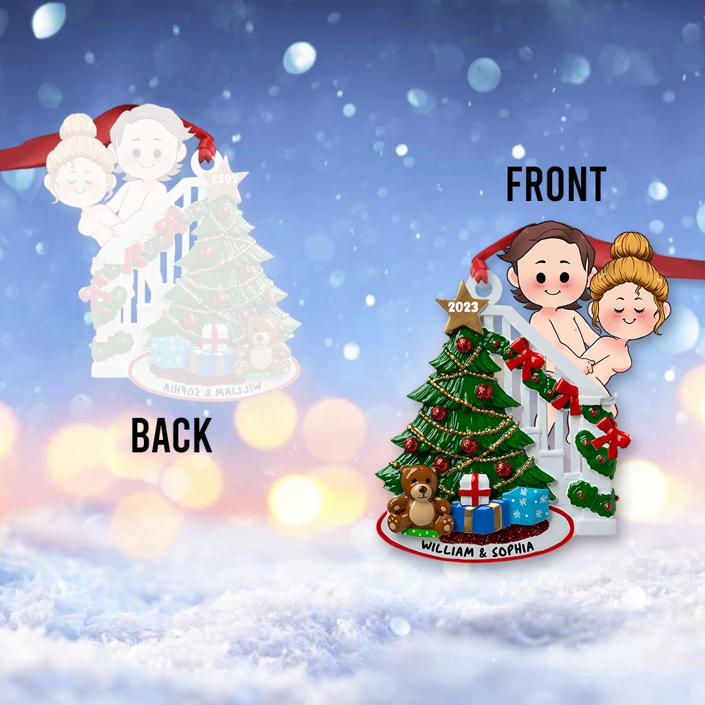 Treppenhaus-Pärchen – Personalisierter Pärchen-Anhänger