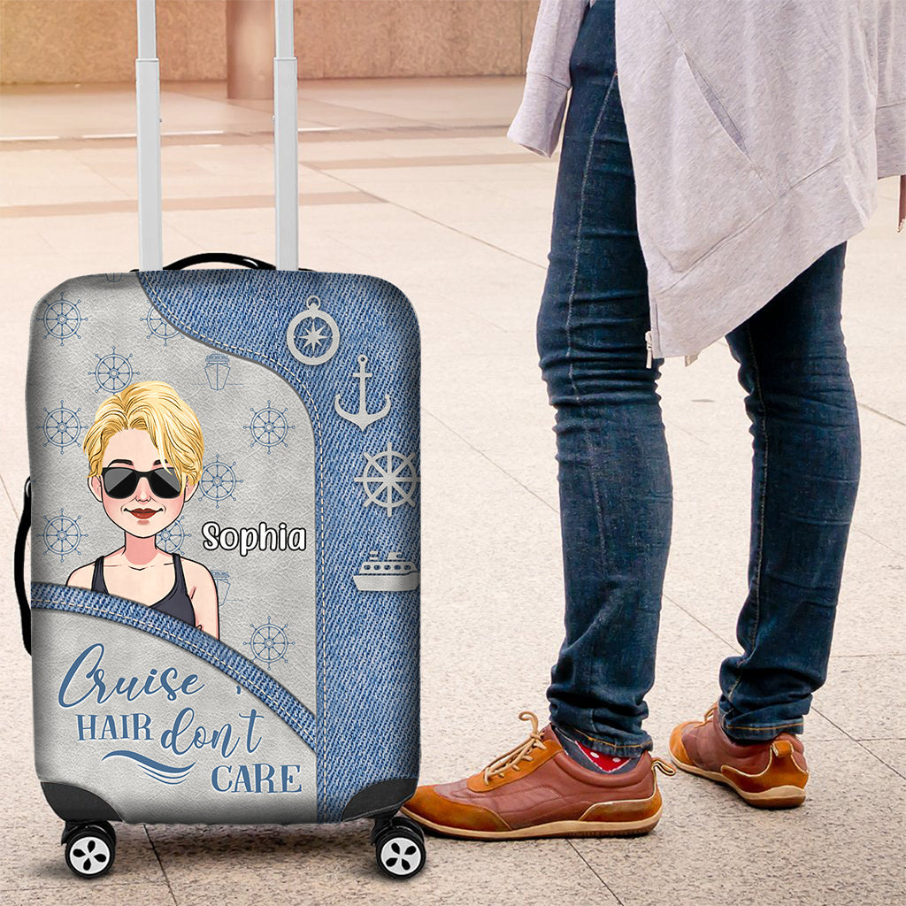 Cruise Hair Don't Care - Personalisierter Kreuzfahrtgepäckumschlag