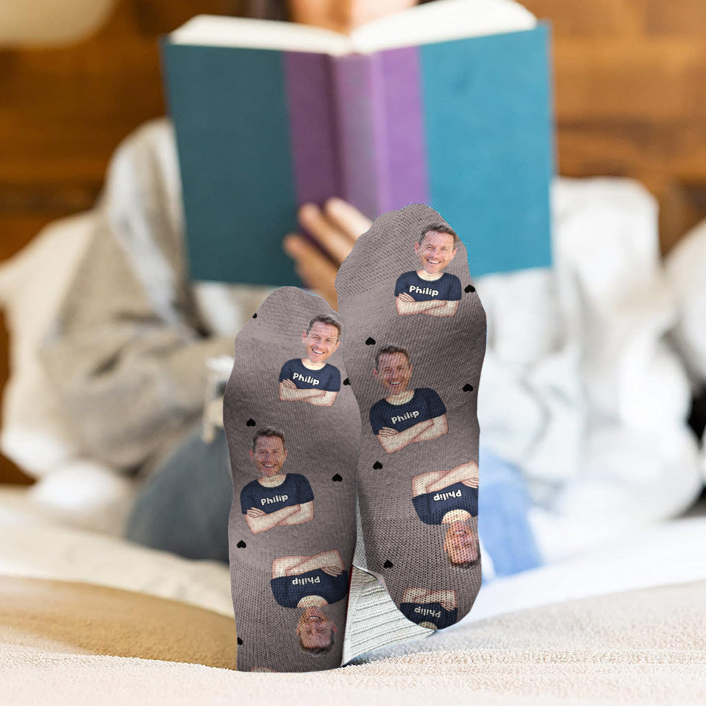 Du bist der Beste! – Geschenk für Papa, Opa, Onkel, Ehemann – Personalisierte Socken
