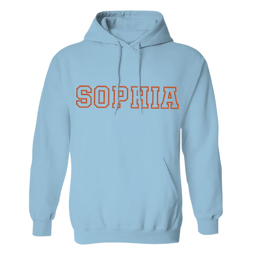 Personalisierter Hoodie mit Stickerei für die Tochter – individueller Name
