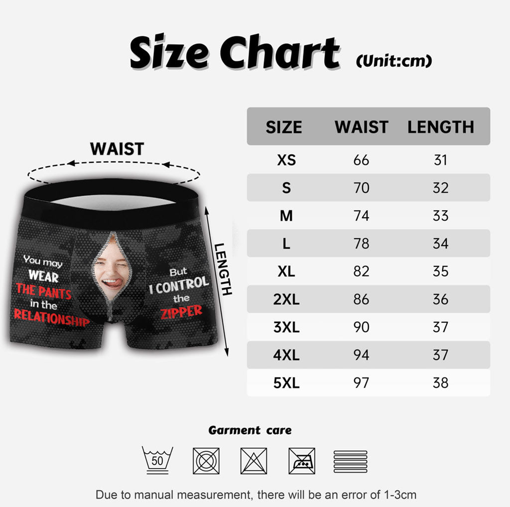 Ich kontrolliere den Reißverschluss – personalisierte Boxershorts für Männerpaare