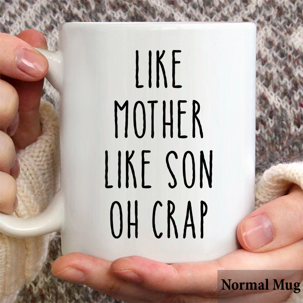 Wie der Vater, so der Sohn – Geschenk für Papa, Vater, Sohn – Personalisierte Tasse