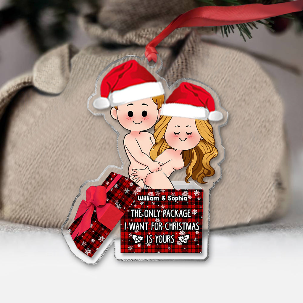 Das einzige Geschenk, das ich mir zu Weihnachten wünsche, ist deins – personalisierter Weihnachtsschmuck für Paare