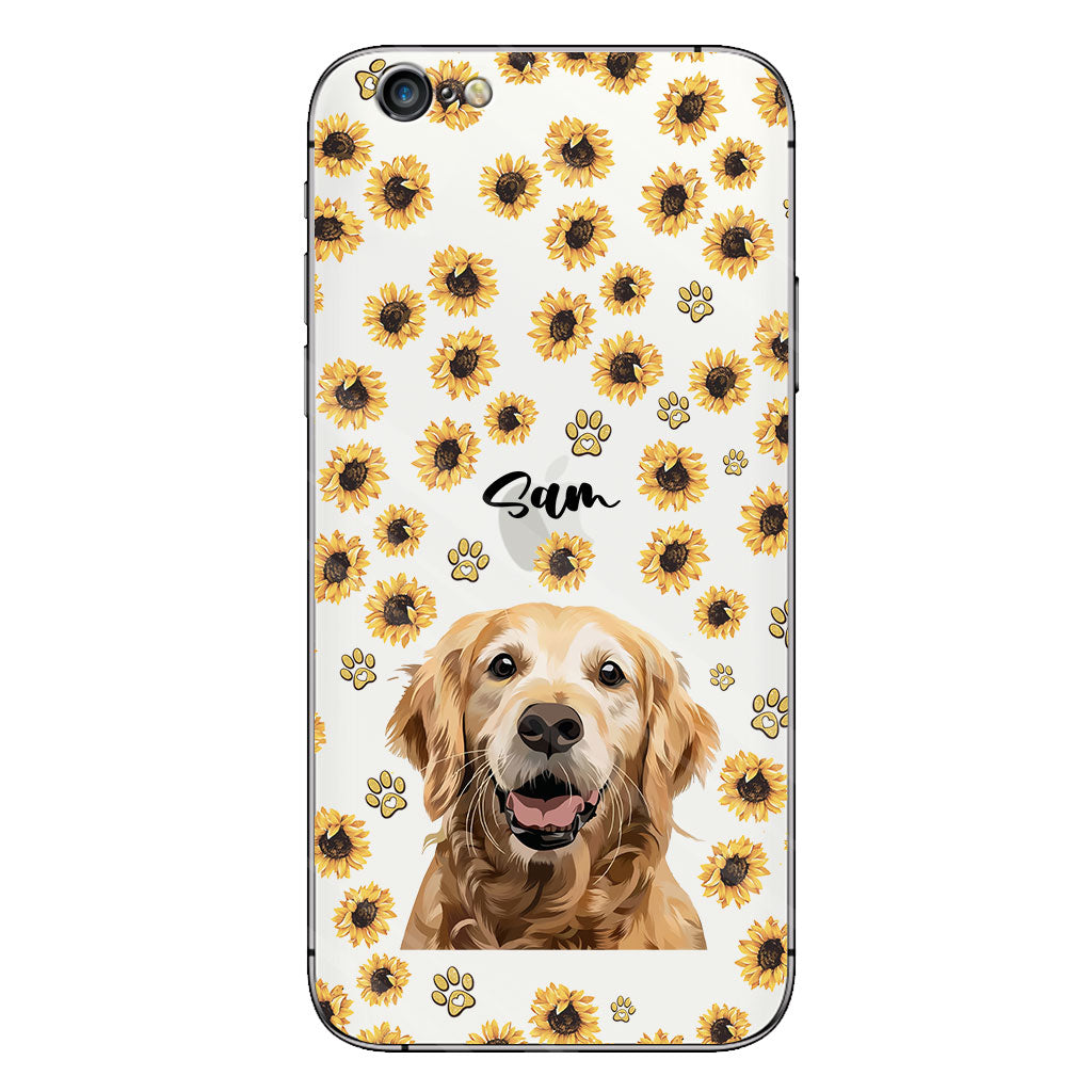 You Are My Sunshine - Personalized Dog Clear Phone Case