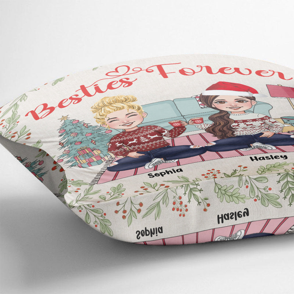 Für immer beste Freundinnen – Personalisiertes Freundschaftskissen