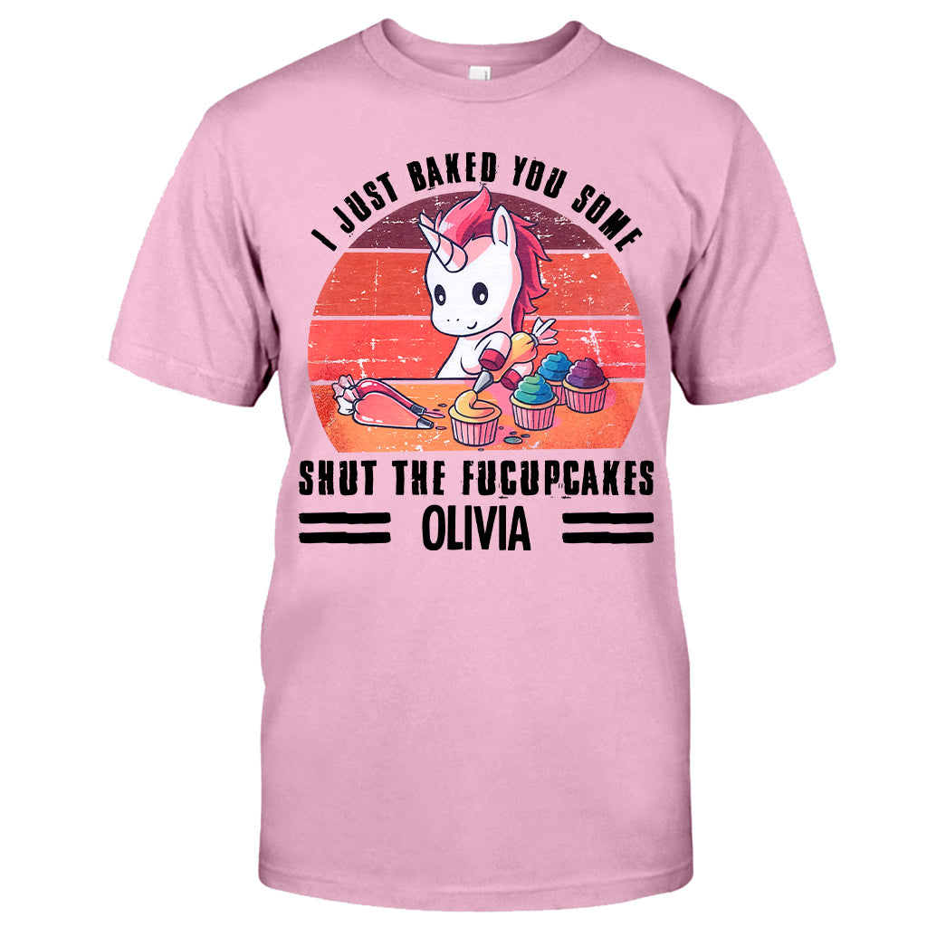 Ich backe dir einfach ein paar Kuchen – Personalisiertes Back-T-Shirt und Hoodie