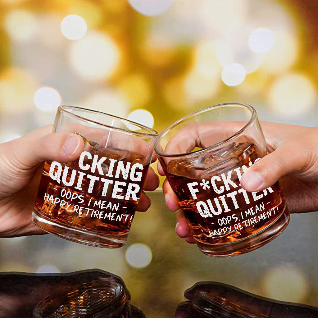 Alles Gute zum Ruhestand – Ausgemustertes Rockglas