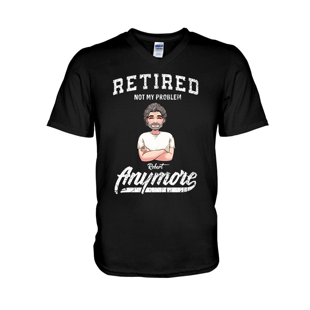 „Im Ruhestand – nicht mehr mein Problem“ – Personalisiertes Rentner-T-Shirt & Hoodie