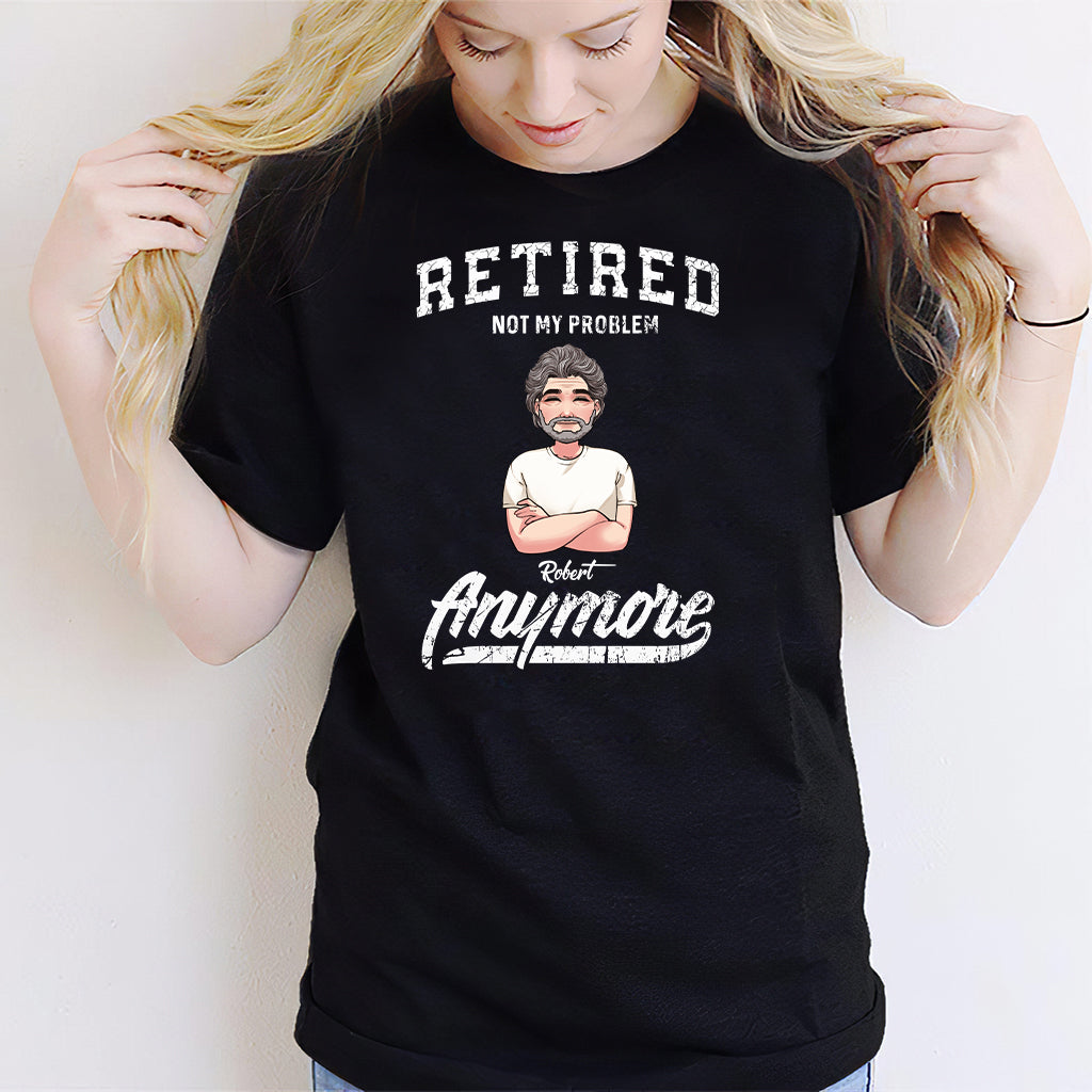 „Im Ruhestand – nicht mehr mein Problem“ – Personalisiertes Rentner-T-Shirt & Hoodie