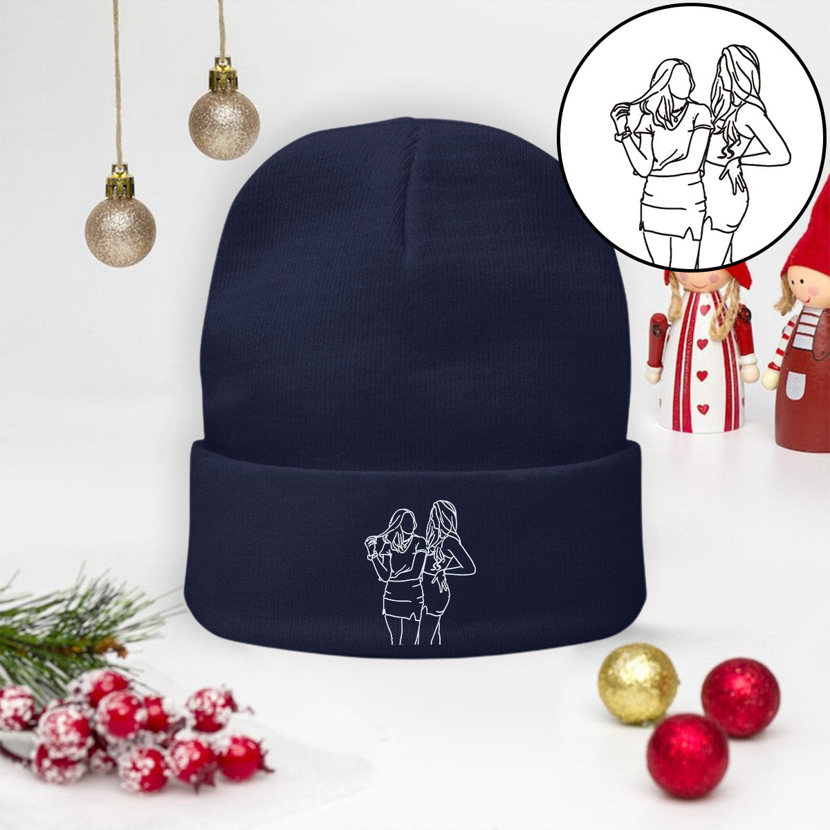 Bedruckte Mütze mit Foto – Personalisierte Mütze für die Tochter