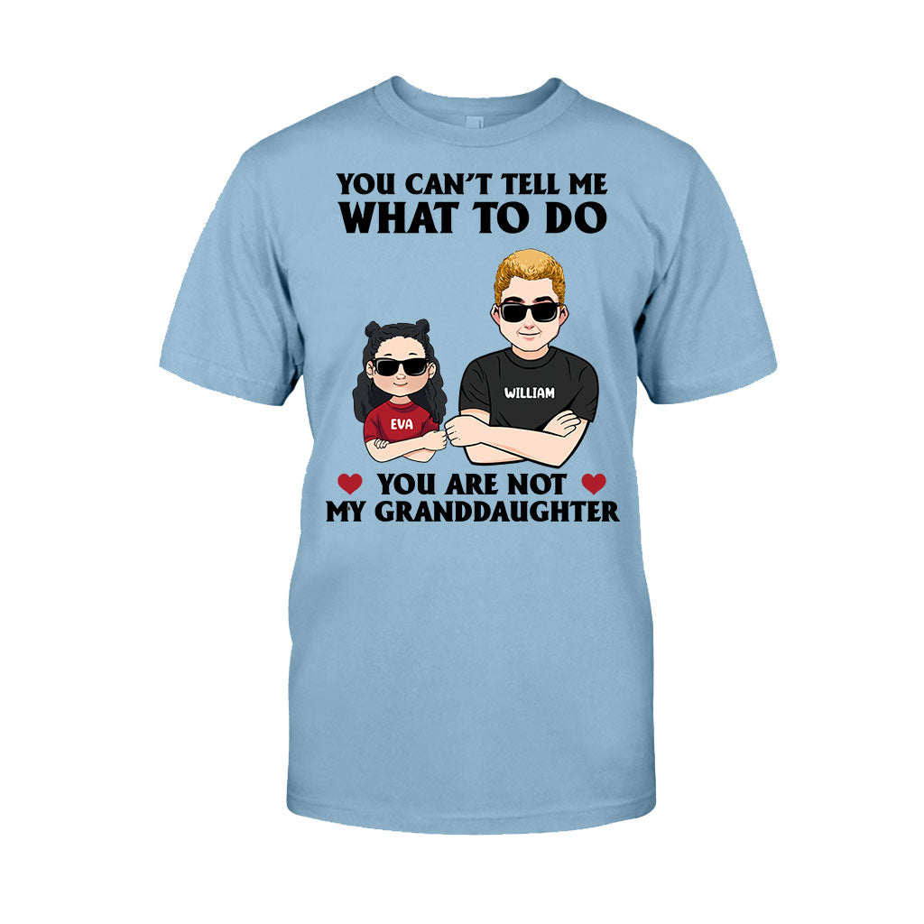 Du kannst mir nichts vorschreiben – Geschenk für Papa, Opa, Onkel, Bruder – Personalisiertes T-Shirt und Hoodie