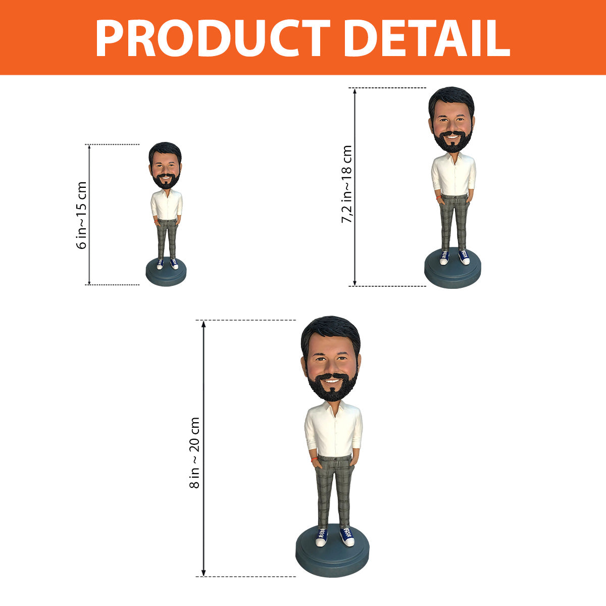 Bester Onkel/Papa/Opa aller Zeiten – Geschenk für Onkel – Personalisierte Wackelkopffigur