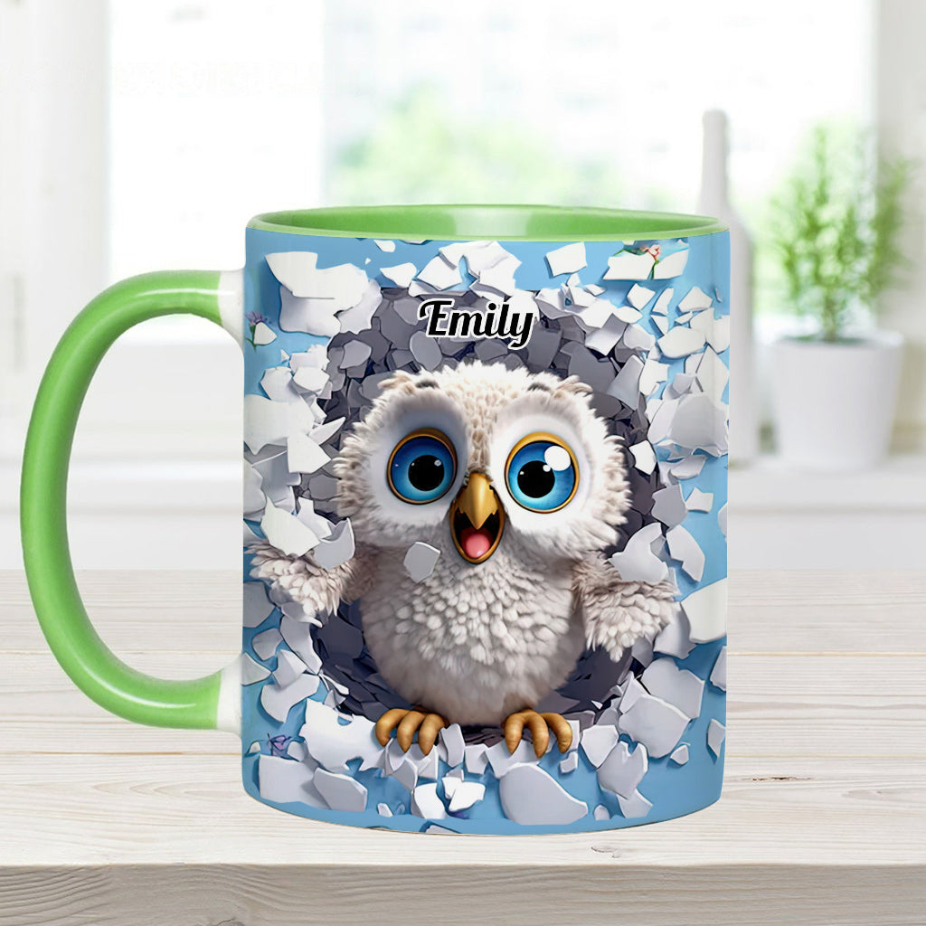 Love Owls - Personalized Owl Accent Mug