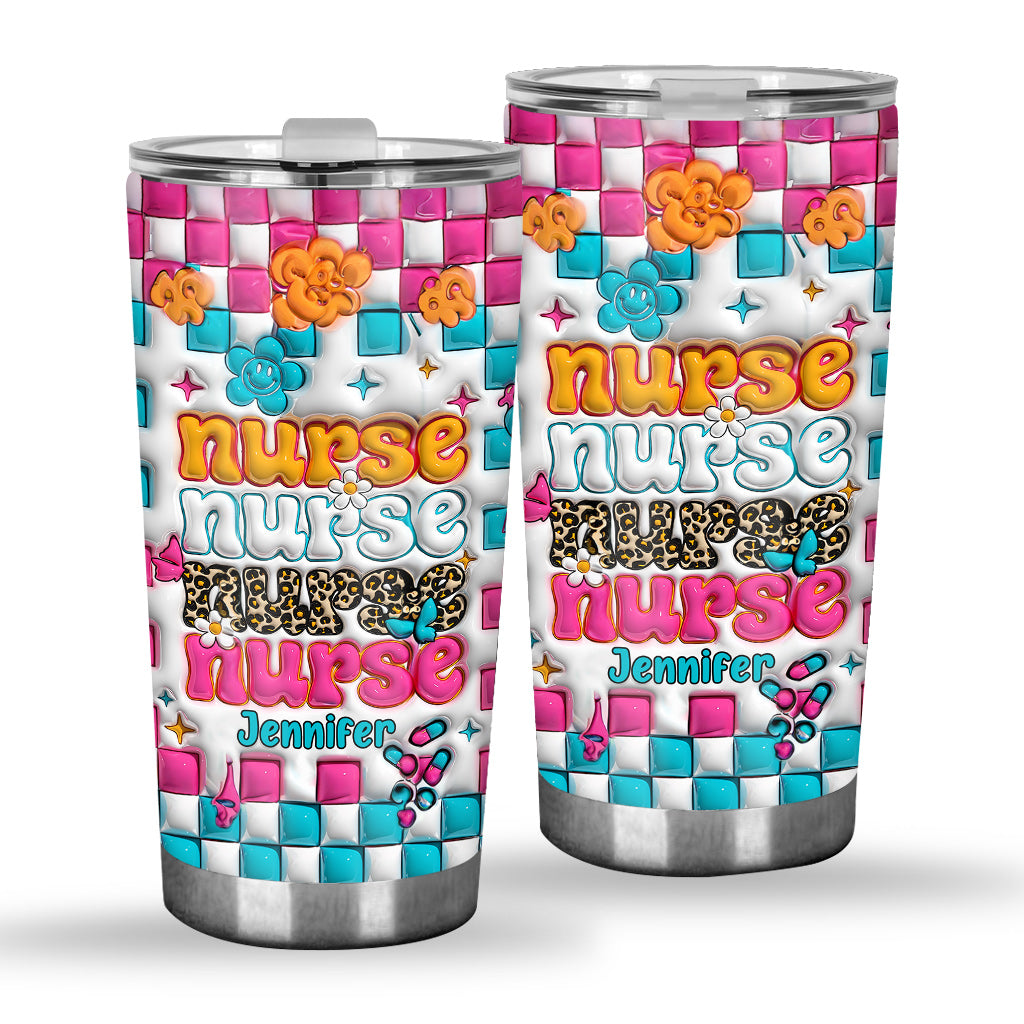 Nurse Life – Personalisierter Krankenschwester-Trinkbecher