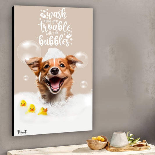 Hello Sweet Cheek - Personalized Dog Canvas And Poster