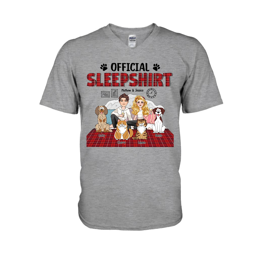 Offizielles Schlafshirt – Personalisiertes Hunde-T-Shirt und Hoodie