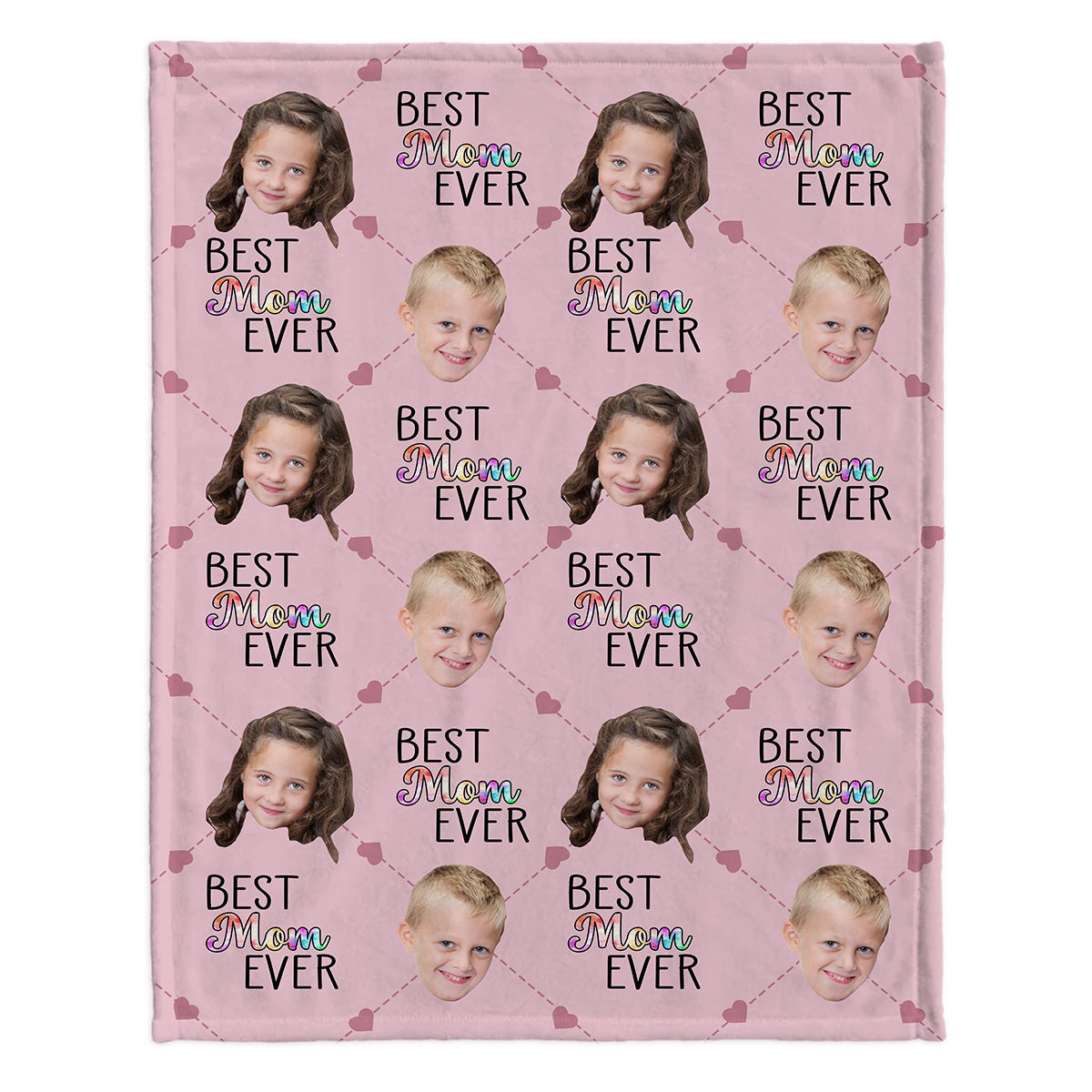 Die beste Oma und Mama der Welt – Geschenk für Oma, Mama, Großmutter – Personalisierte Decke