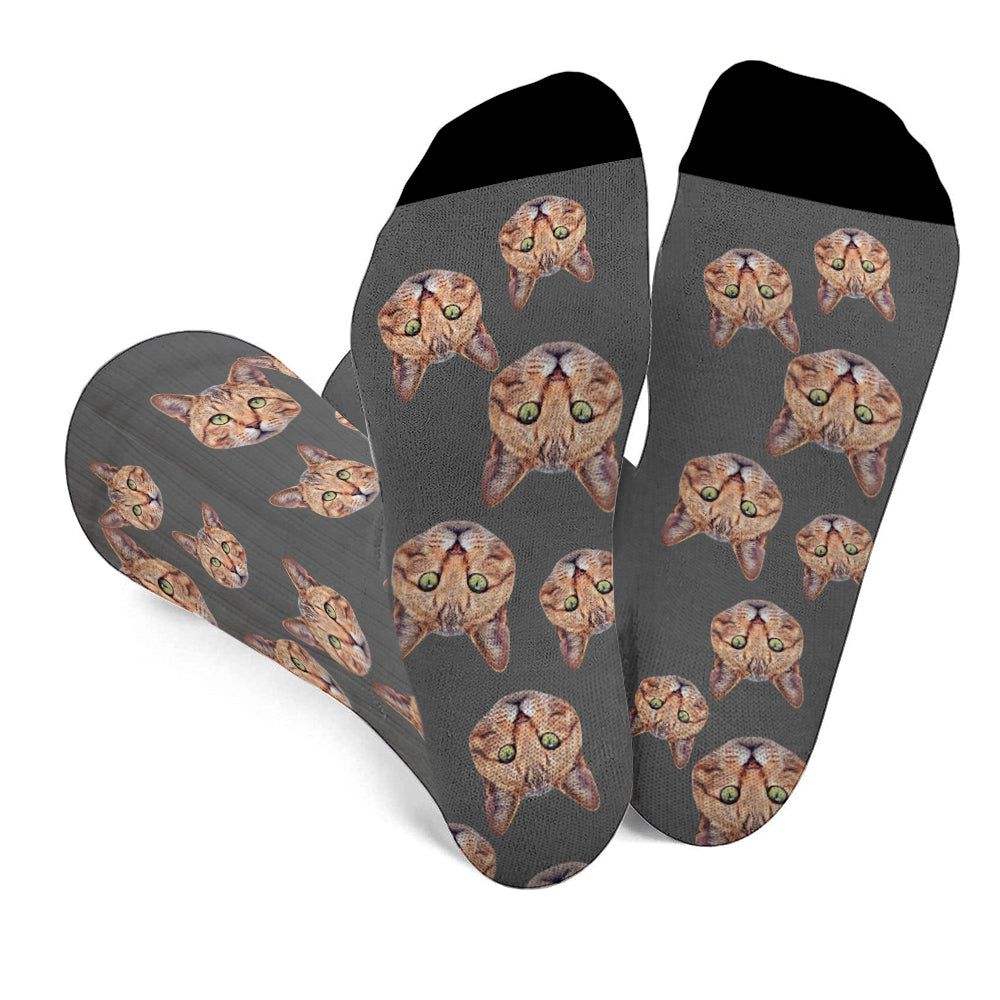 Individuell gestaltete Katzensocken