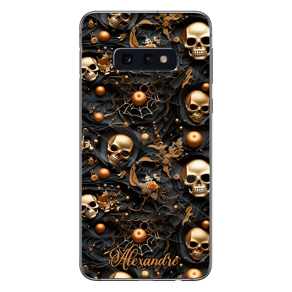 Gold Skull - Personalized Skull Phone Case