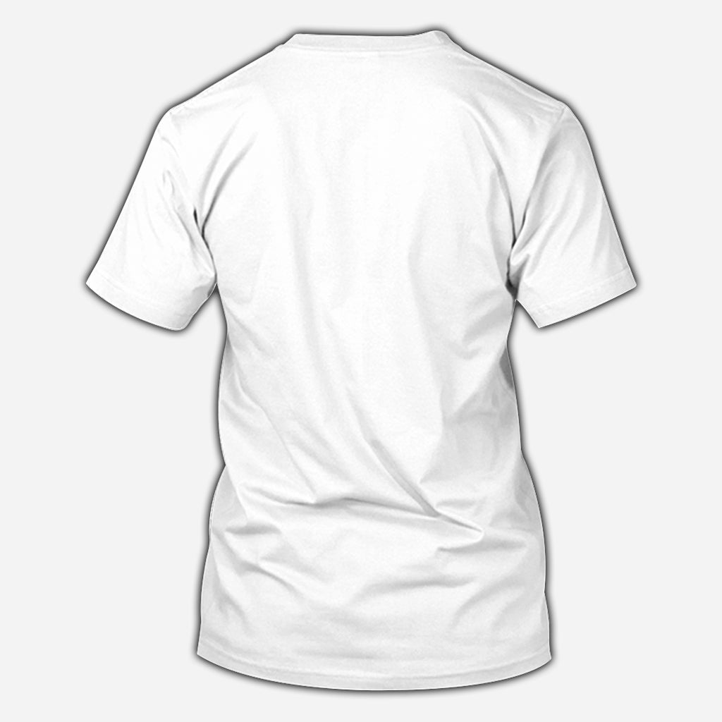 Beste Freundinnen-Strichzeichnung - Personalisiertes Bestie-Shirt mit Allover-Aufdruck