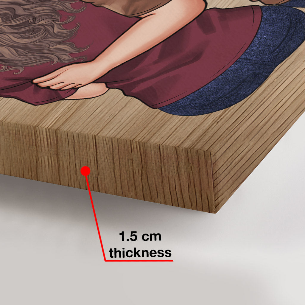 Ich wähle dich – Personalisierte Leinwand und Poster für Paare