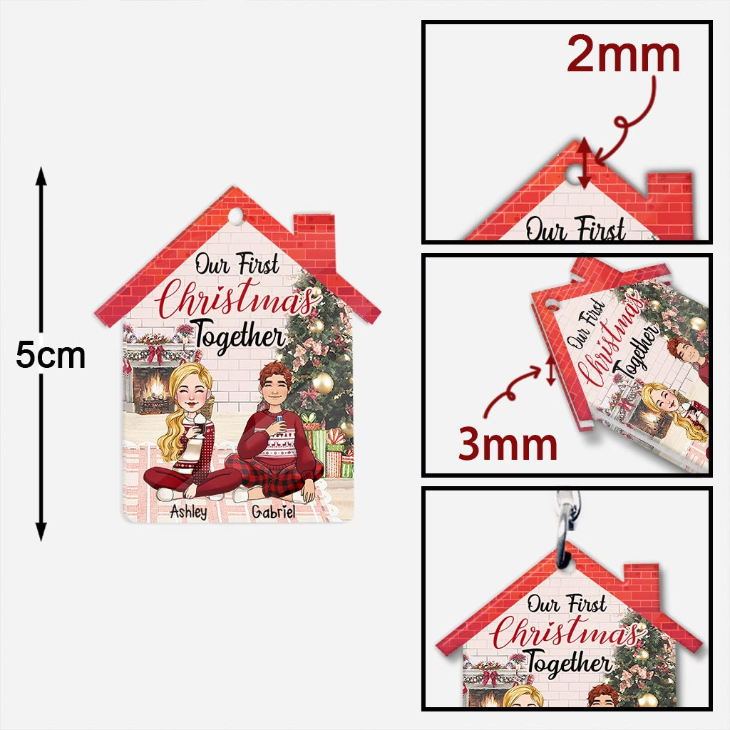 Together Forever - Personalized Couple Keychain