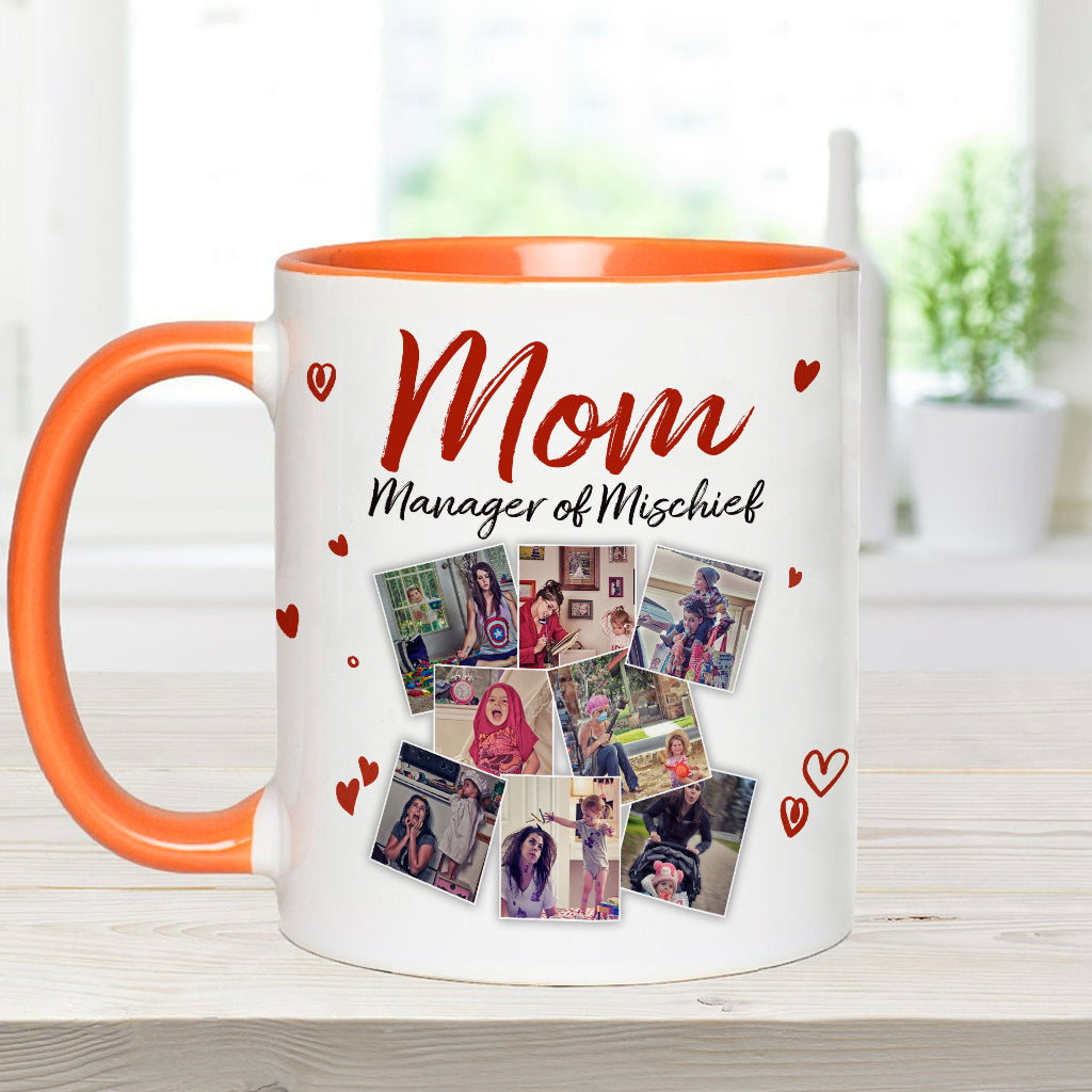 Mama, die Meisterin des Unfugs – Personalisierte Tasse mit Muttermotiv