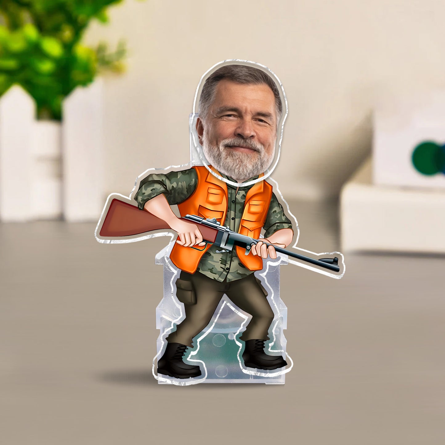 Love Hunting – Personalisierte Jagd-Schüttelkopf-Figur