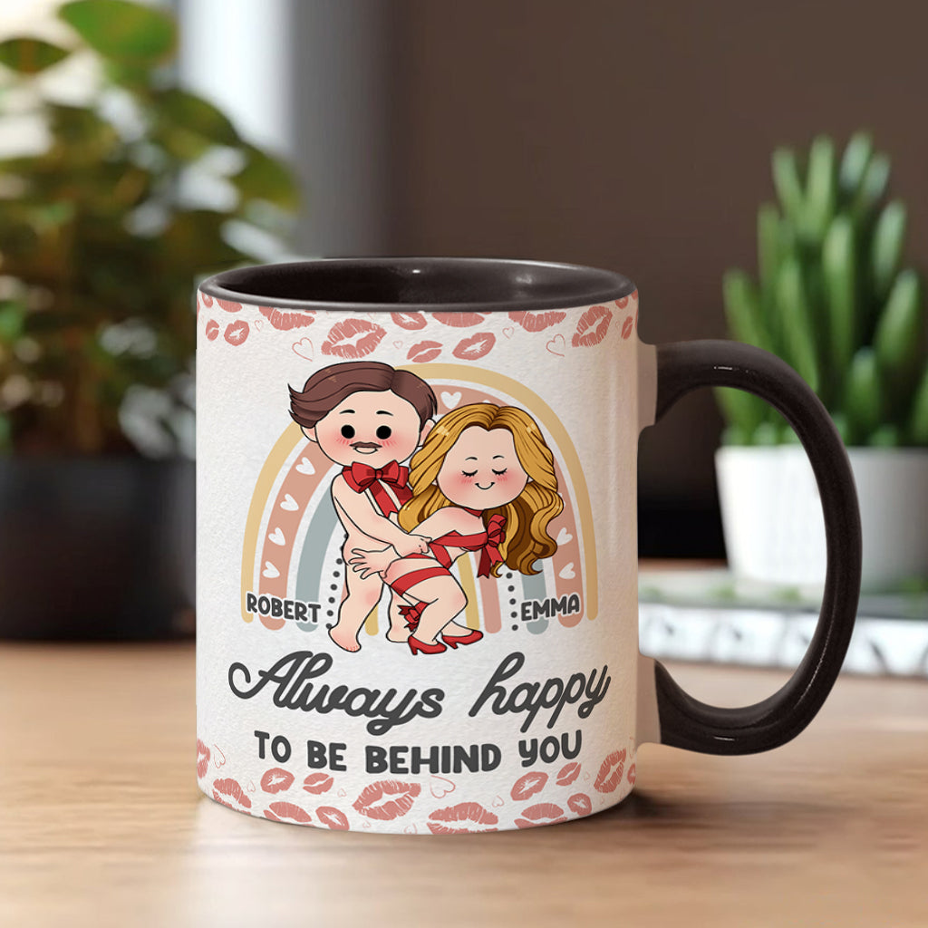 Immer gerne an deiner Seite - Personalisierte Tasse für Paare