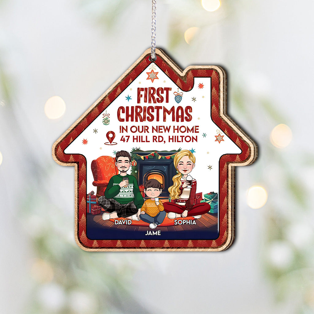 Erstes Weihnachtsfest im neuen Zuhause – personalisierter Einweihungsschmuck