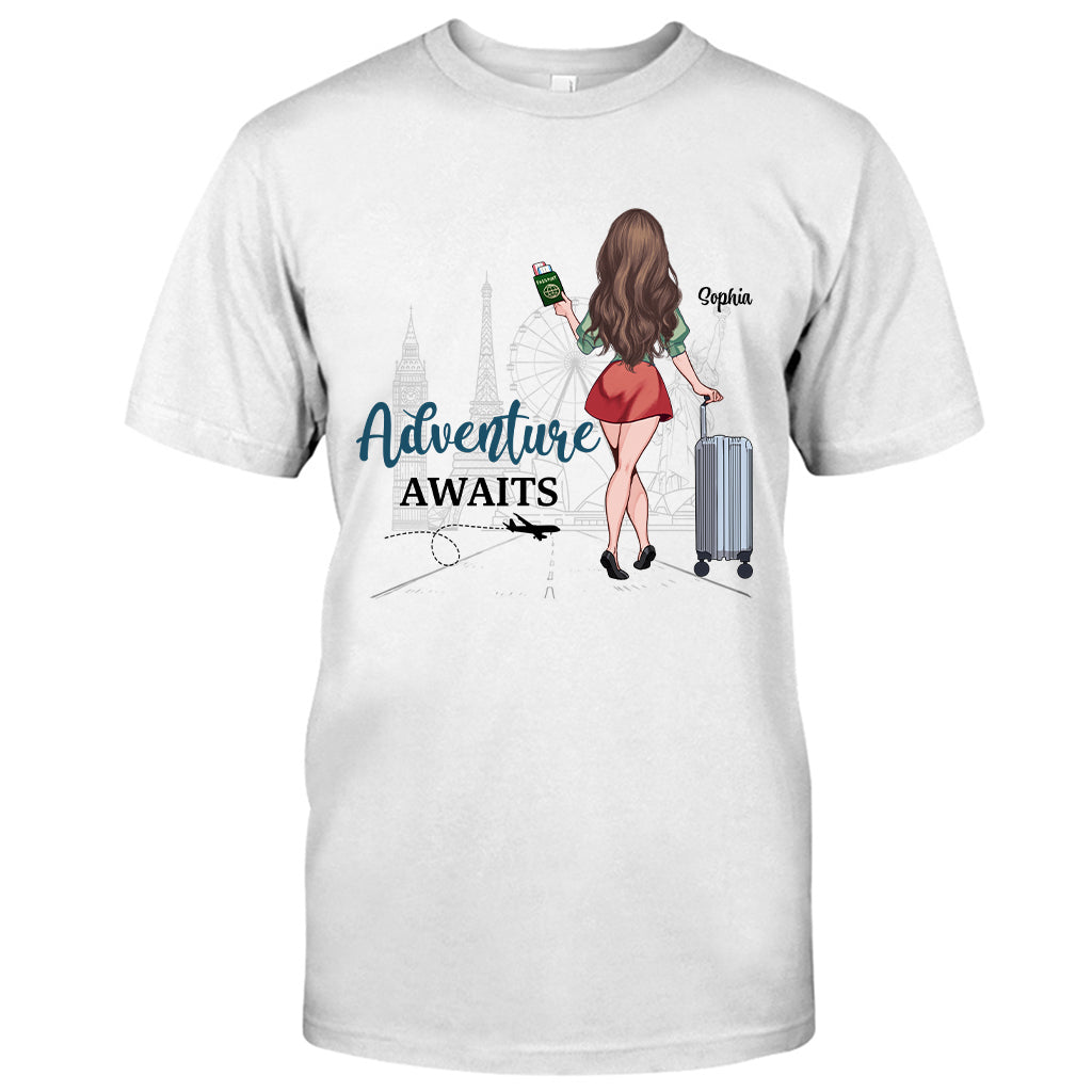 So The Adventure - Travelling gift for mom, daughter, granddaughter, wife, girlfriend, friend - Personalized T-shirt And Hoodie