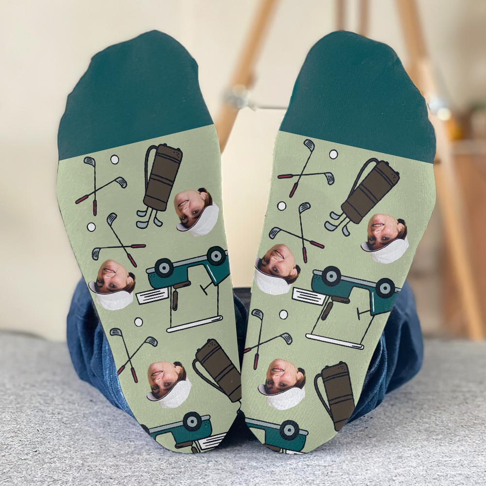 So mache ich das – personalisierte Golfsocken